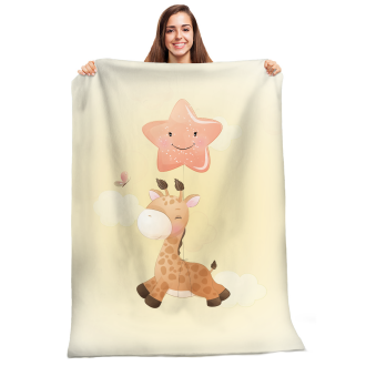 Плюшено одеяло - Жираф